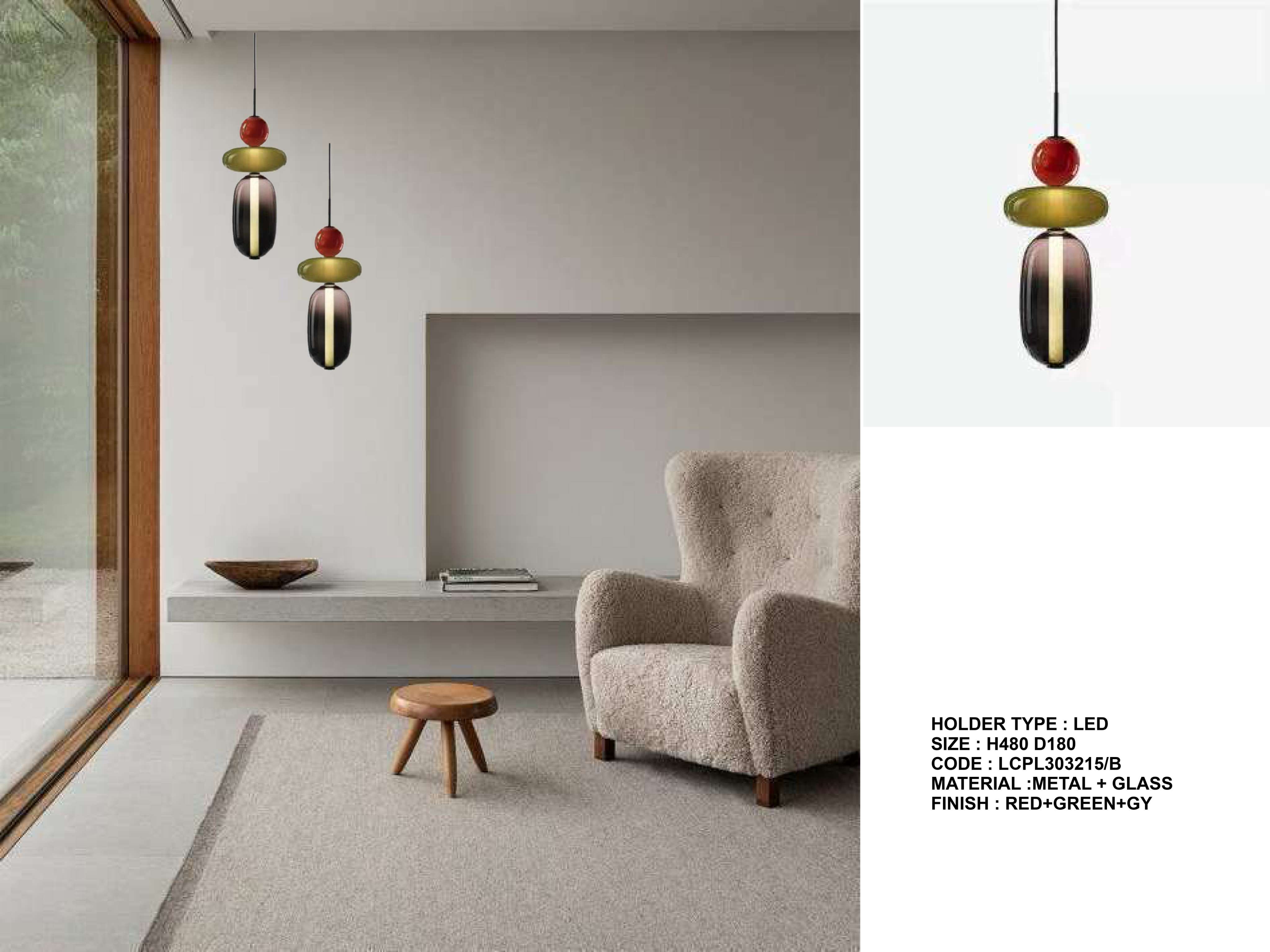 Beyond Lights - Glass Pendant Light- LCHL